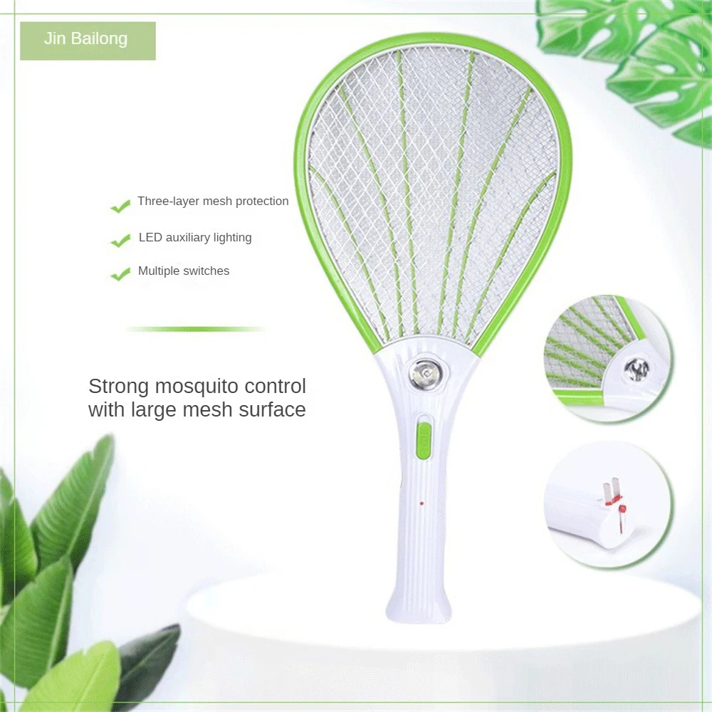 Electric Mosquito Swatter Abs Anti-electric Shock Anti-electric Instant Three-layer Large Mesh Garden Supplies Shock Fly Swatter
Electric Mosquito Swatter Abs Anti-electric Shock Anti-electric Instant Three-layer Large Mesh Garden Supplies Shock Fly Swatter