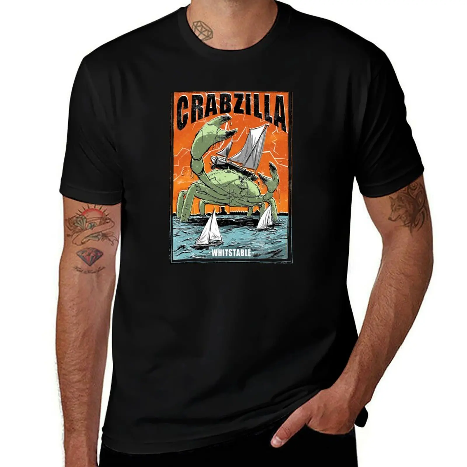 Weird Whitstable Crabzilla! T-Shirt mens graphic t shirts t shirt man casual T-shirt
Weird Whitstable Crabzilla! T-Shirt mens graphic t shirts t shirt man casual T-shirt