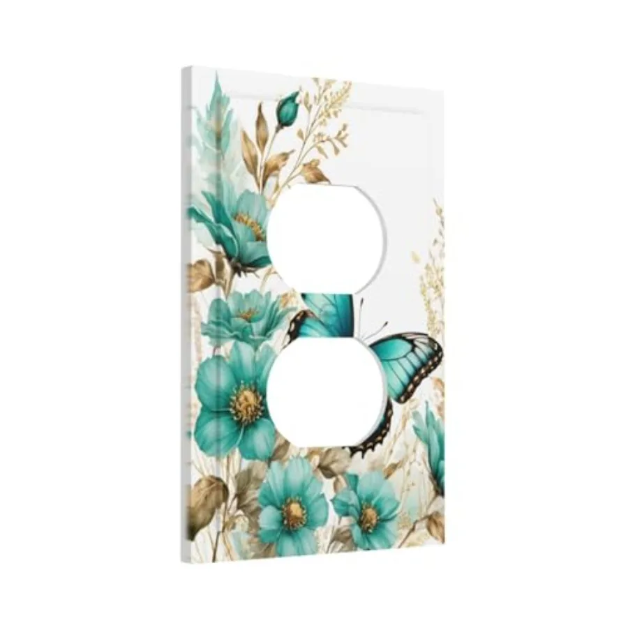 Decorative Outlet Covers on Daisy Flower Floral Golden Leaf 1 Gang Duplex Light Switch Cover Plate Wall Plates for Electrical O
Decorative Outlet Covers on Daisy Flower Floral Golden Leaf 1 Gang Duplex Light Switch Cover Plate Wall Plates for Electrical O