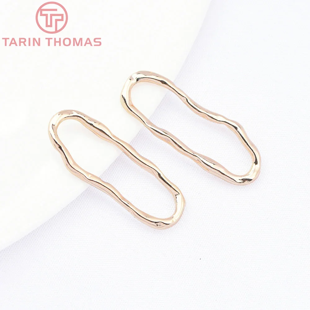 (9088) 6PCS 9x23.5MM 24K Gold Color Brass Irregular Oval Circle Connector Charms High Quality DIY Jewelry Making Accessories
(9088) 6PCS 9x23.5MM 24K Gold Color Brass Irregular Oval Circle Connector Charms High Quality DIY Jewelry Making Accessories