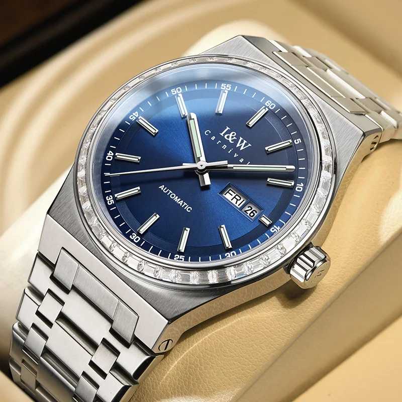 Carnival Brand IW Series High-End Mechanical Watch 50M Waterproof Luxury Sapphire Fashion MIYOTA Movement Automatic Watches Mens
Carnival Brand IW Series High-End Mechanical Watch 50M Waterproof Luxury Sapphire Fashion MIYOTA Movement Automatic Watches Mens