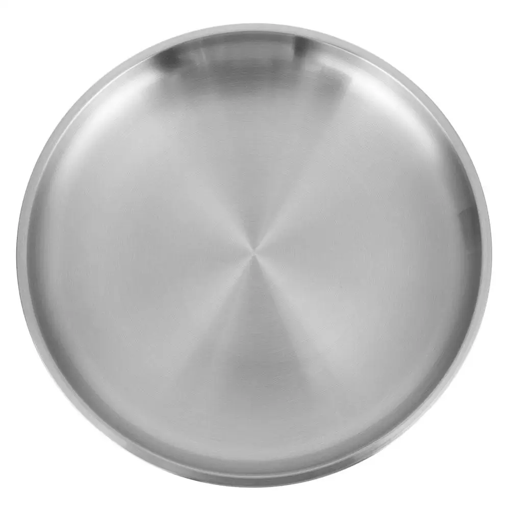 Stainless Steel Tray Round Plate Food Grade Anti Rust Corrosion Resistant High Temp Barbecue Fruit Cake Snack Holder Cafe Tray
Stainless Steel Tray Round Plate Food Grade Anti Rust Corrosion Resistant High Temp Barbecue Fruit Cake Snack Holder Cafe Tray