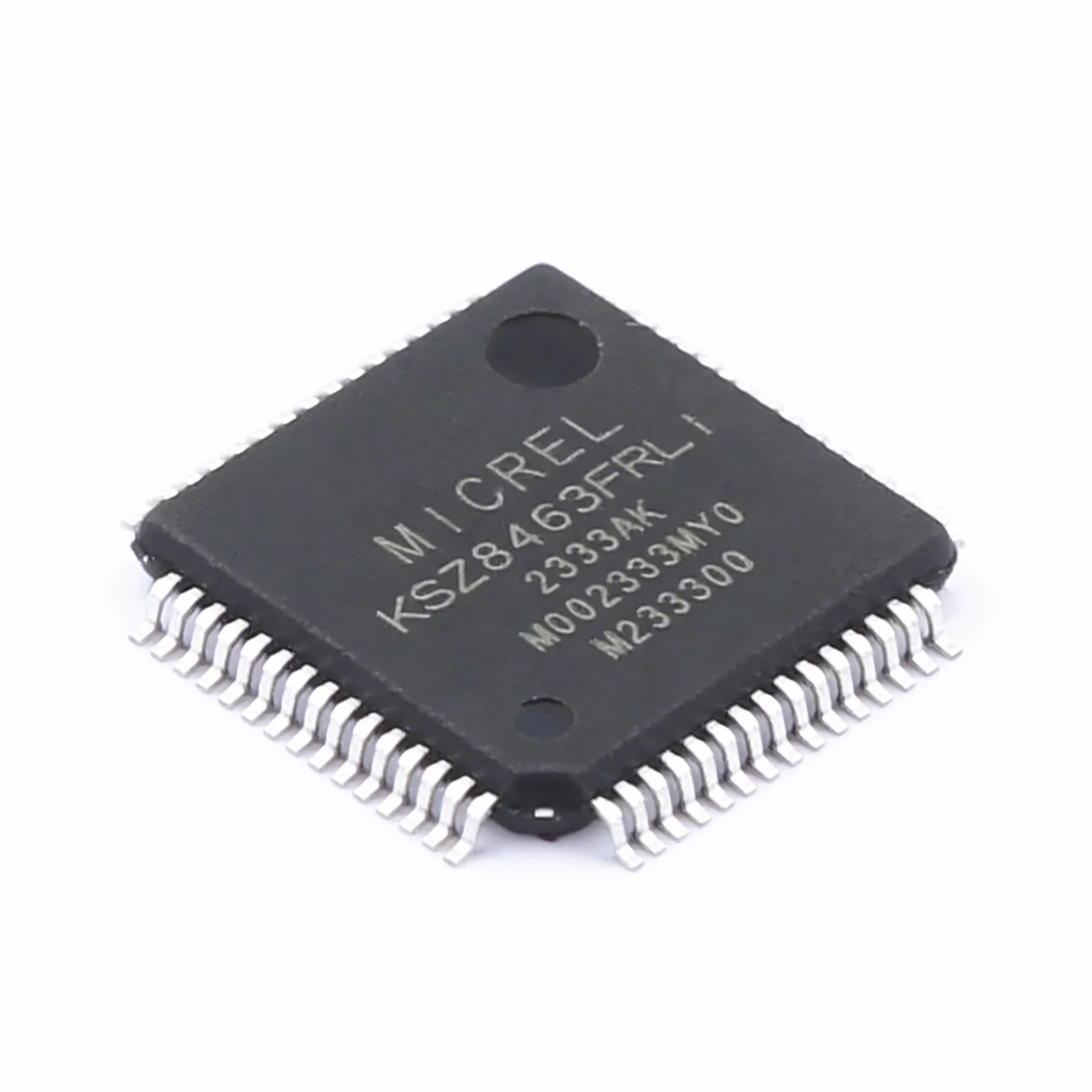 1pcs/Lot KSZ8463FRLI LQFP-64 Ethernet ICs IEEE 1588 3-port 10/100 Switch W/Generic Host I/F & Fibre Support
1pcs/Lot KSZ8463FRLI LQFP-64 Ethernet ICs IEEE 1588 3-port 10/100 Switch W/Generic Host I/F & Fibre Support