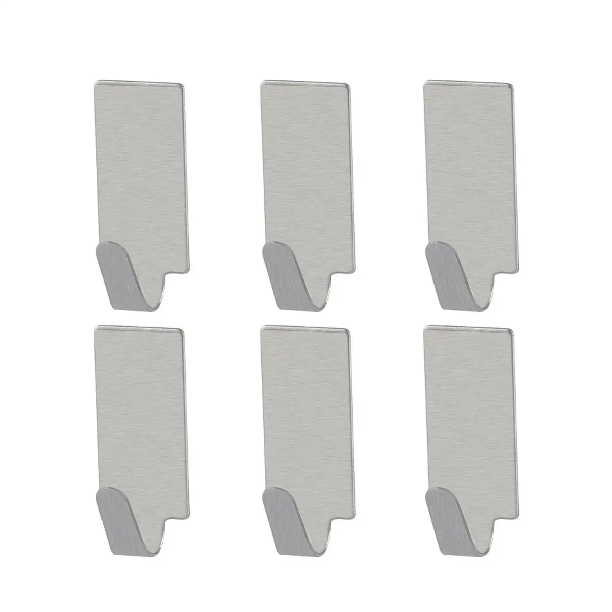 72pcs Stainless Steel Hooks Self Adhesive Silver 29x16mm Bathroom Towel Holder Wall Mount Household Storage Solution
72pcs Stainless Steel Hooks Self Adhesive Silver 29x16mm Bathroom Towel Holder Wall Mount Household Storage Solution
