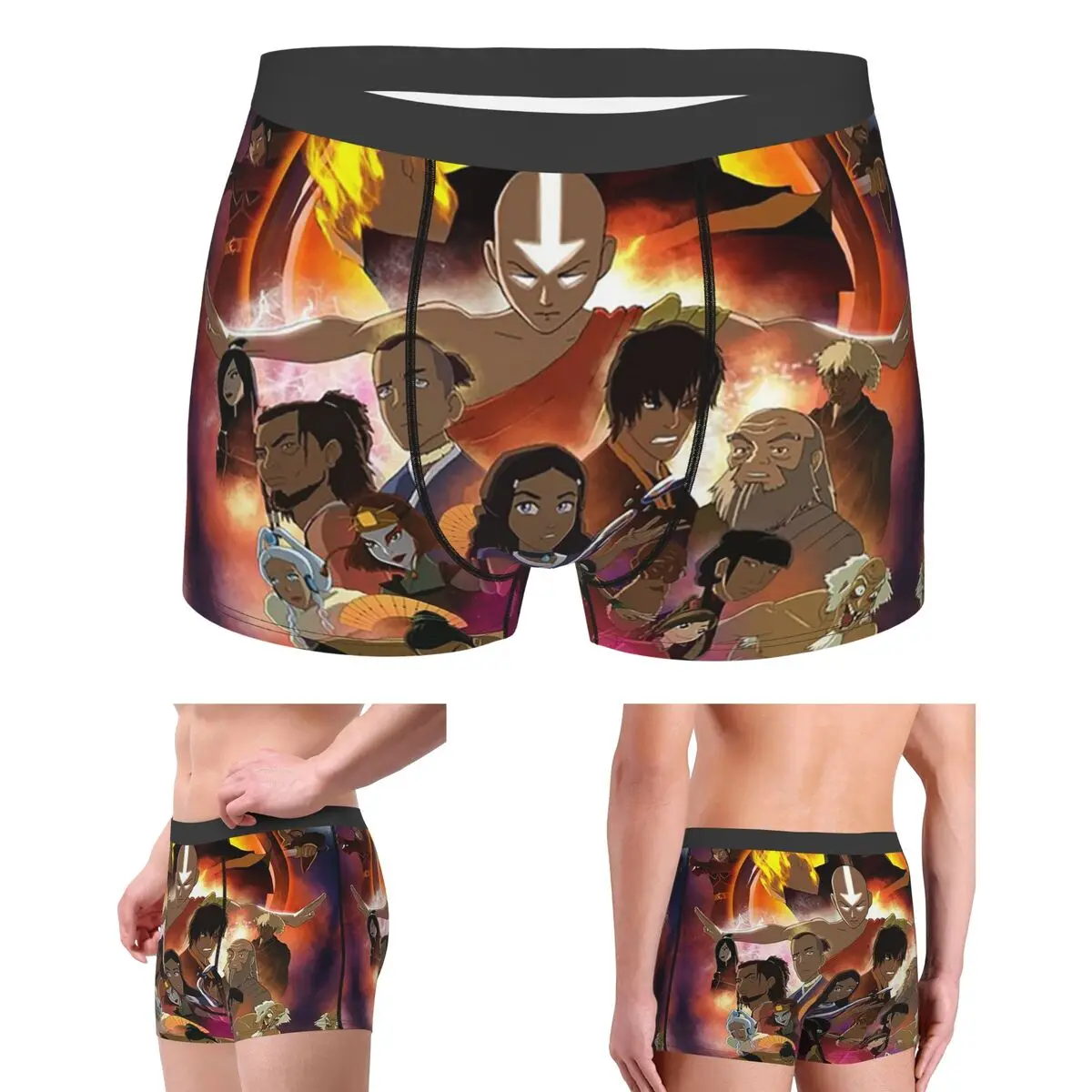 Boxer Underpants Shorts Avatar The Last Airbender Panties Men's Comfortable Underwear for Homme Man Boyfriend Gifts
Boxer Underpants Shorts Avatar The Last Airbender Panties Men's Comfortable Underwear for Homme Man Boyfriend Gifts