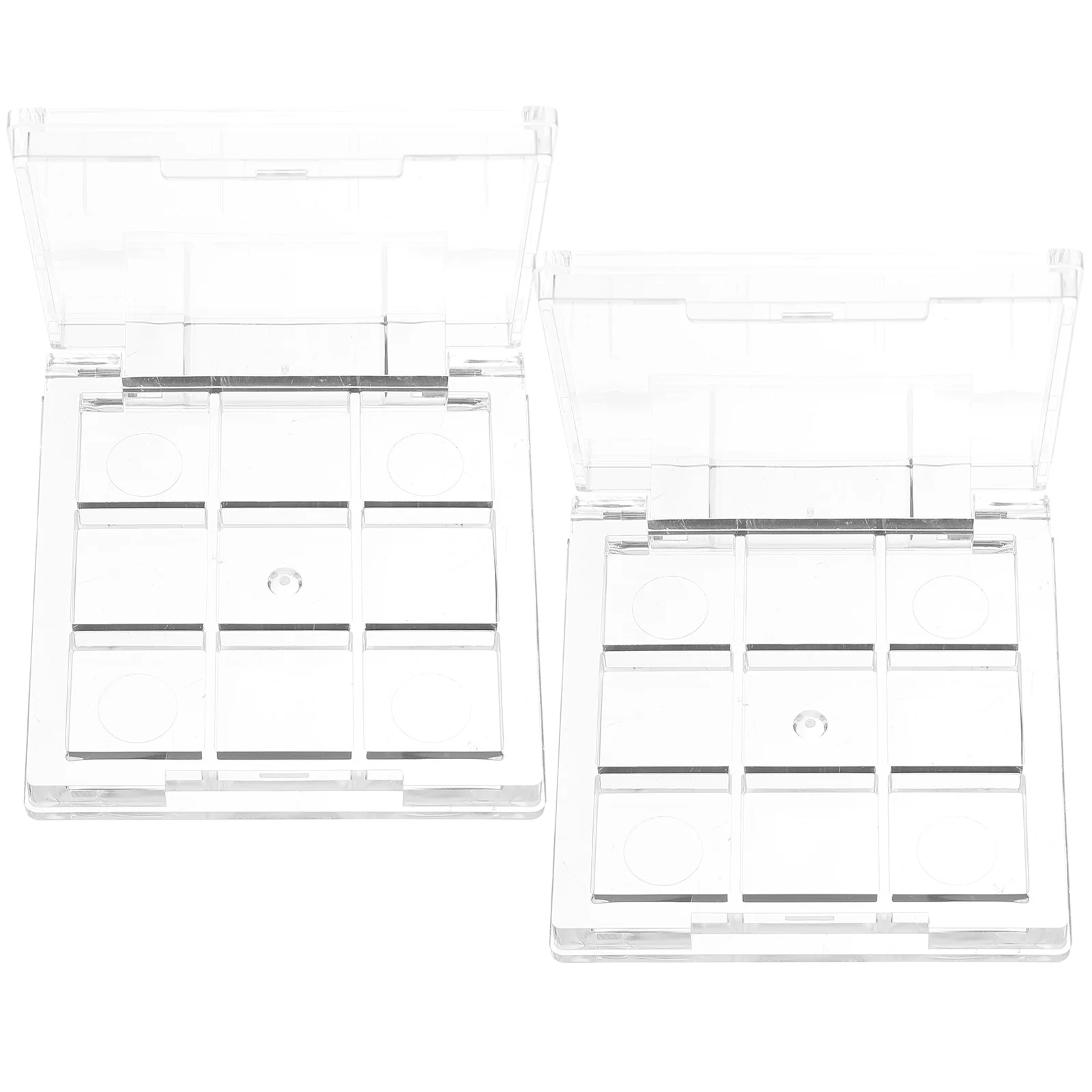 2pcs Empty Diy Eyeshadow Cases Refillable Cosmetics Dispensers Travel Highlight Cases
2pcs Empty Diy Eyeshadow Cases Refillable Cosmetics Dispensers Travel Highlight Cases