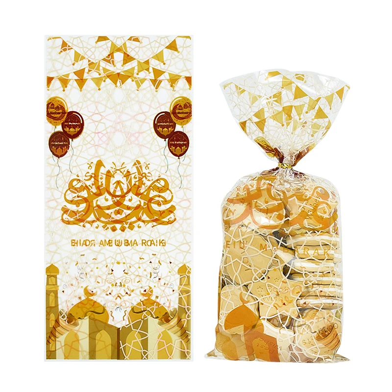 50pcs Eid Mubarak Gift Bags Ramadan Kareem Plastic Candy Cookie Bag Decoration Islamic Muslim Party Supplies for Home Eid Gifts
50pcs Eid Mubarak Gift Bags Ramadan Kareem Plastic Candy Cookie Bag Decoration Islamic Muslim Party Supplies for Home Eid Gifts