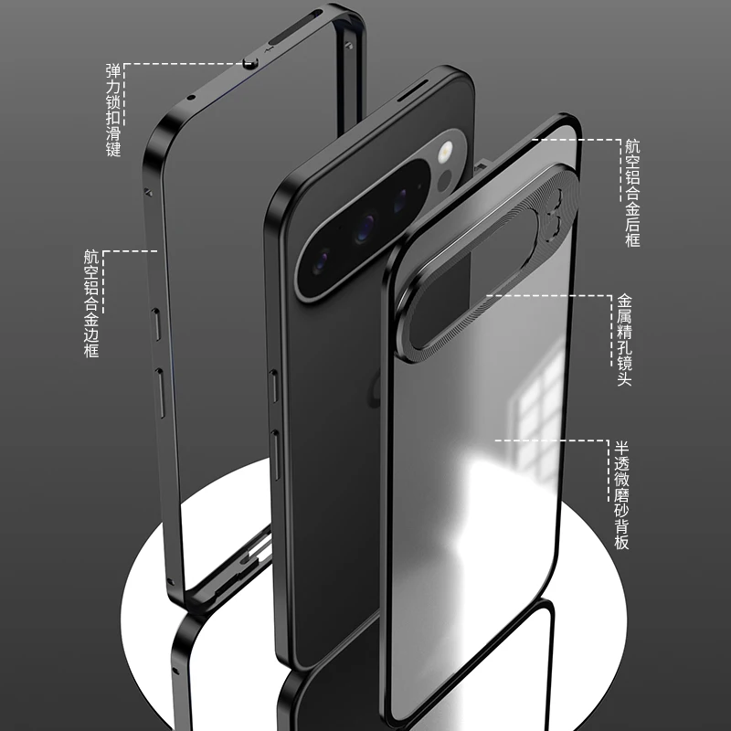Магнитная металлическая рамка для Google Pixel 9 Pro, металлическая акриловая задняя крышка, противоударный чехол для Google Pixel 9 Pro XL
Магнитная металлическая рамка для Google Pixel 9 Pro, металлическая акриловая задняя крышка, противоударный чехол для Google Pixel 9 Pro XL
