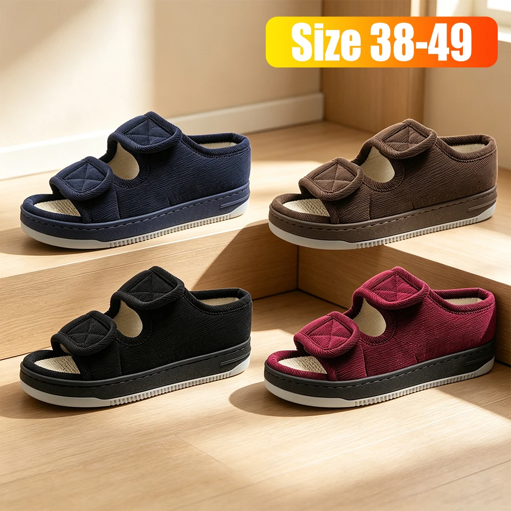 Diabetic Sandals Open Toe Diabetic Slippers Adjustable Walking Sandals Breathable Orthopedic Footwear for Women and Men
Diabetic Sandals Open Toe Diabetic Slippers Adjustable Walking Sandals Breathable Orthopedic Footwear for Women and Men