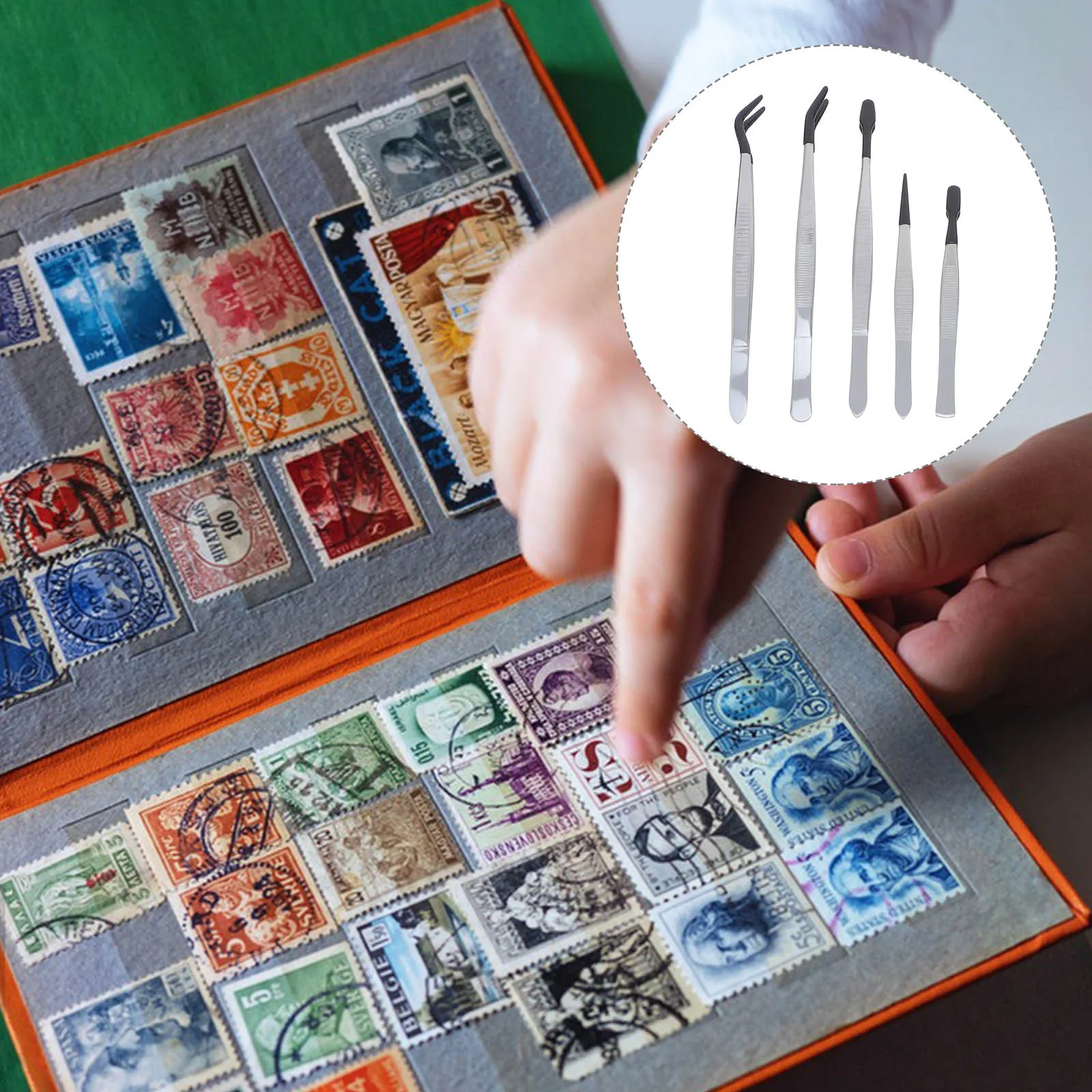 5pcs Rubber Coated Precision Tweezers Soft Tip For Jewelry Making Electronics Crafts Lab Modeling Safe Handling Portable Hand
5pcs Rubber Coated Precision Tweezers Soft Tip For Jewelry Making Electronics Crafts Lab Modeling Safe Handling Portable Hand