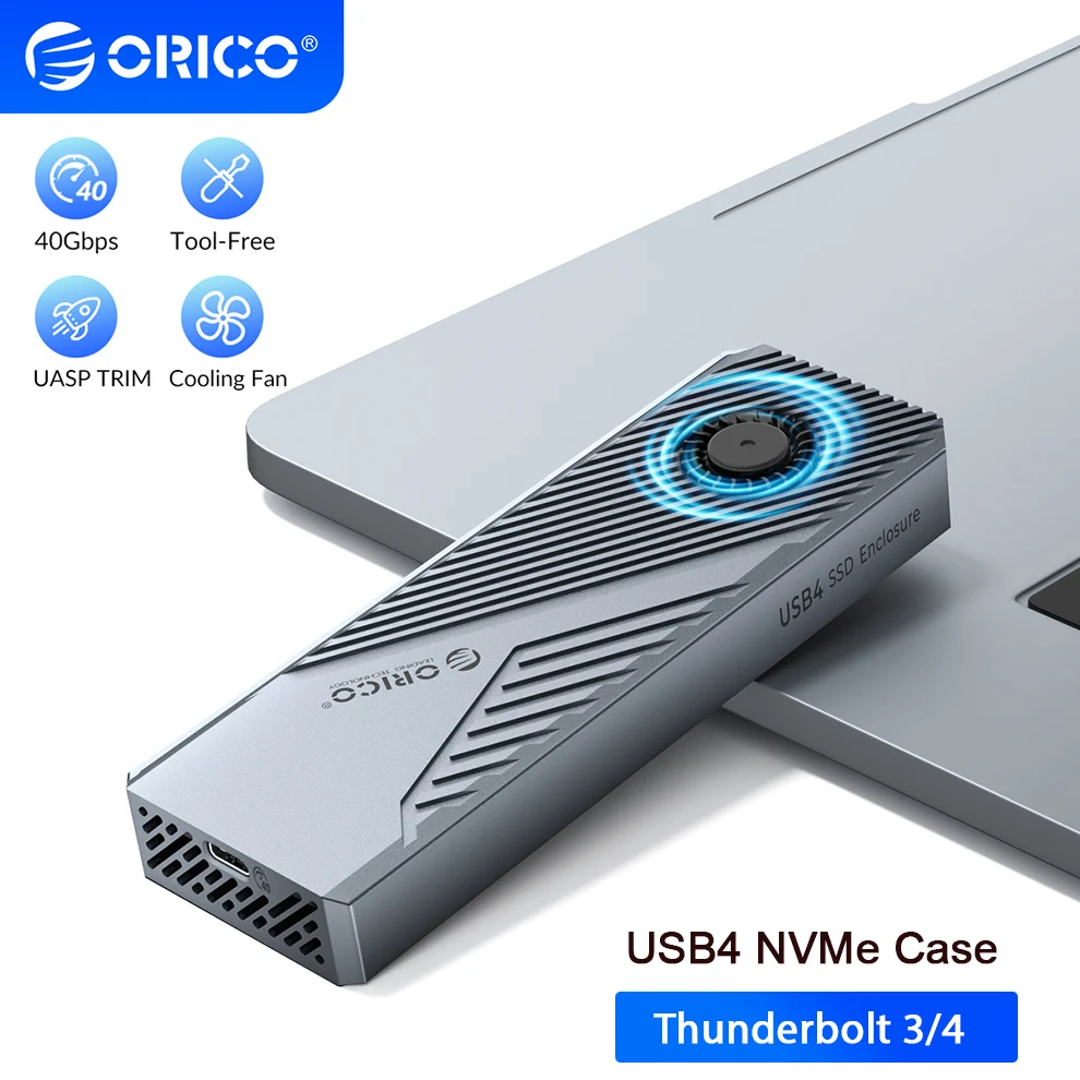 Корпус ORICO USB4 M.2 NVMe 40 Гбит/с SSD внешний корпус жесткий диск коробка для хранения M2 твердотельный накопитель дом с вентилятором охлаждения для ПК
Корпус ORICO USB4 M.2 NVMe 40 Гбит/с SSD внешний корпус жесткий диск коробка для хранения M2 твердотельный накопитель дом с вентилятором охлаждения для ПК