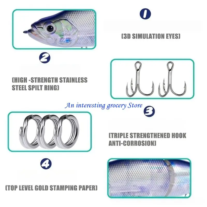 652D 32g 135mm Artificial Hard Baits Swimming Lure with Hook Multi Jointed Swimbait Saltwater Swimbait Fishing Tackle
652D 32g 135mm Artificial Hard Baits Swimming Lure with Hook Multi Jointed Swimbait Saltwater Swimbait Fishing Tackle