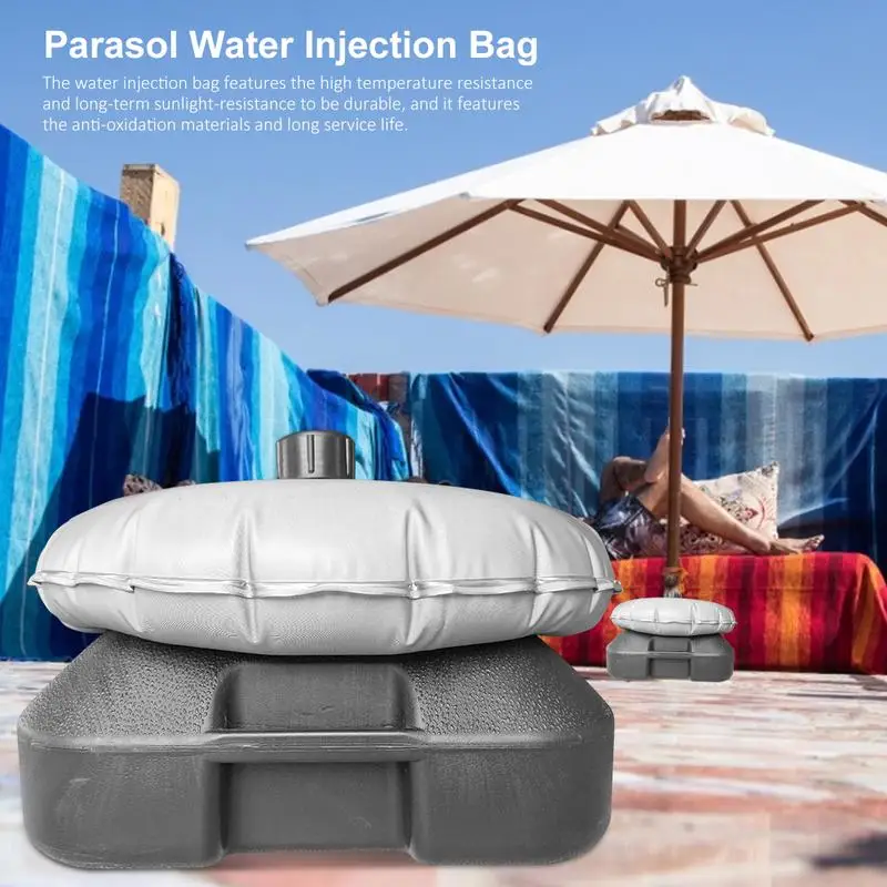 Umbrella Base Round Filling Water Weight Bag Flag Stand Umbrella Filled Holder Parasol Water Injection Bag For Outdoor Leisure
Umbrella Base Round Filling Water Weight Bag Flag Stand Umbrella Filled Holder Parasol Water Injection Bag For Outdoor Leisure