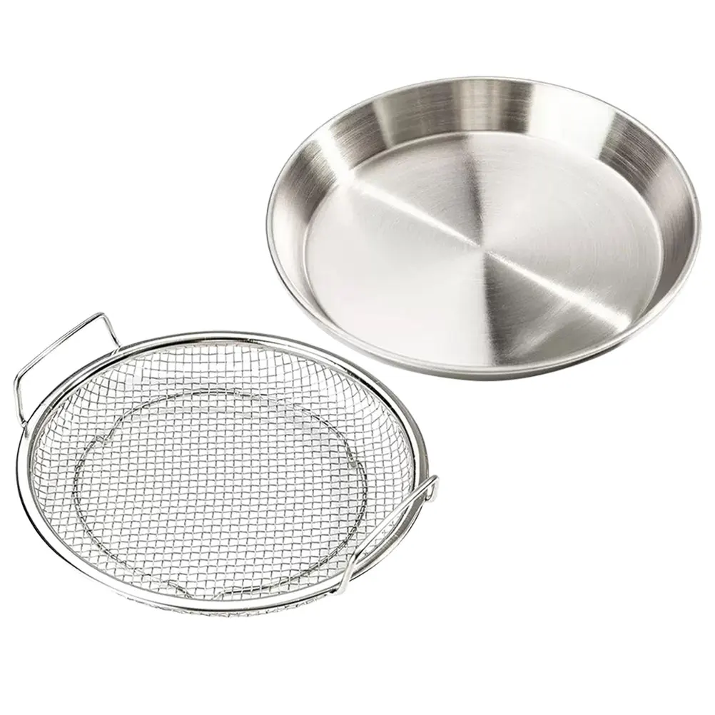 Stainless Steel Oil Drain Pan 18cm Frying Plate Snack Tray French Fries Holder Multi Use Fruit Dessert Salad
Stainless Steel Oil Drain Pan 18cm Frying Plate Snack Tray French Fries Holder Multi Use Fruit Dessert Salad