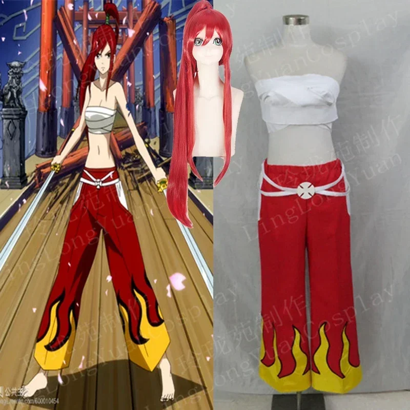Japanese Anime Fairy Tail Cosplay AI Lusha Dress Costume For Women Erza Scarlet Cosplay Costume Unisex Halloween Party Costume
Japanese Anime Fairy Tail Cosplay AI Lusha Dress Costume For Women Erza Scarlet Cosplay Costume Unisex Halloween Party Costume