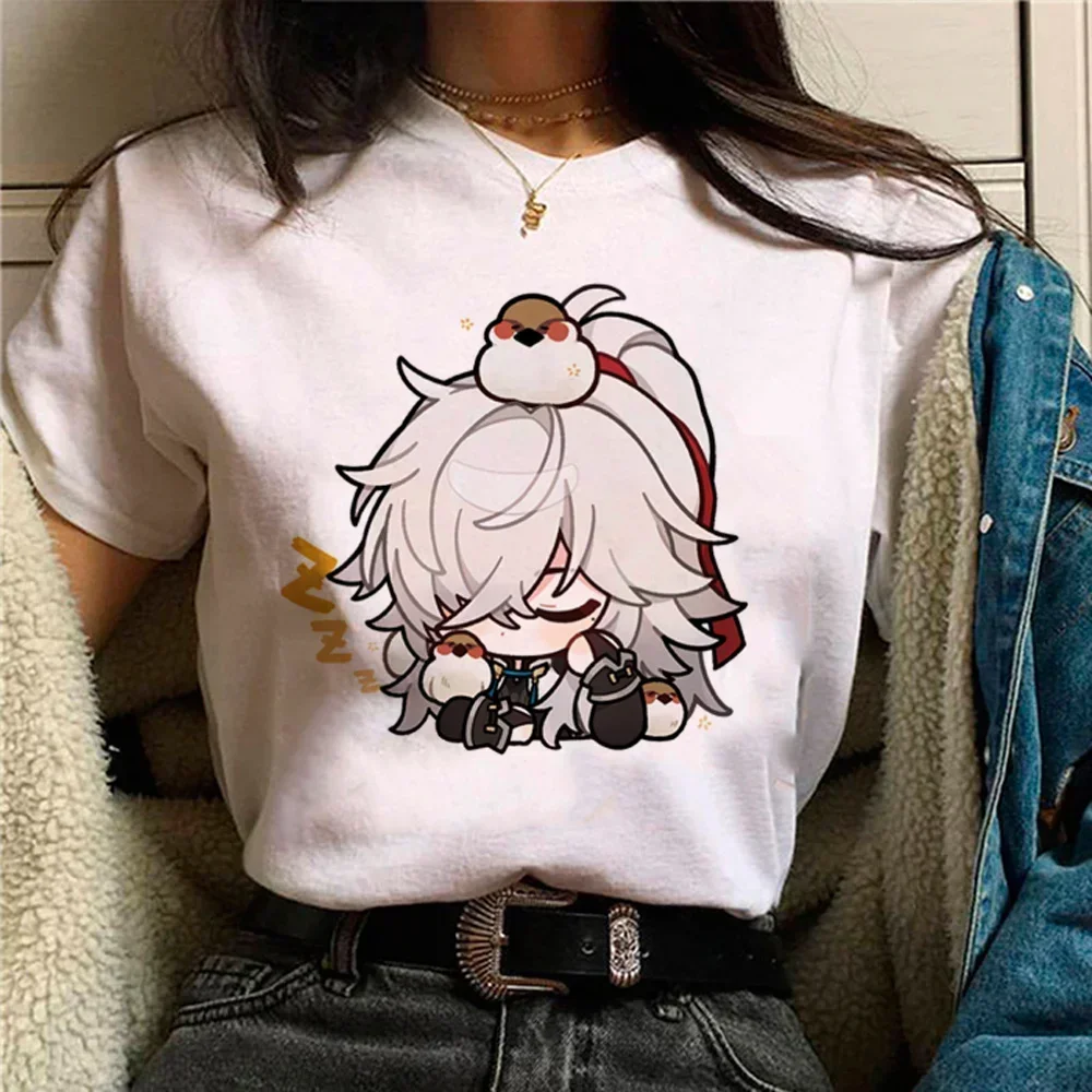 Honkai Star Rail Print T-shirt Women Hot Game Streetwear Short Sve Tee Shirt Female Harajuku Funny Summer Y2k Clothes Top
Honkai Star Rail Print T-shirt Women Hot Game Streetwear Short Sve Tee Shirt Female Harajuku Funny Summer Y2k Clothes Top