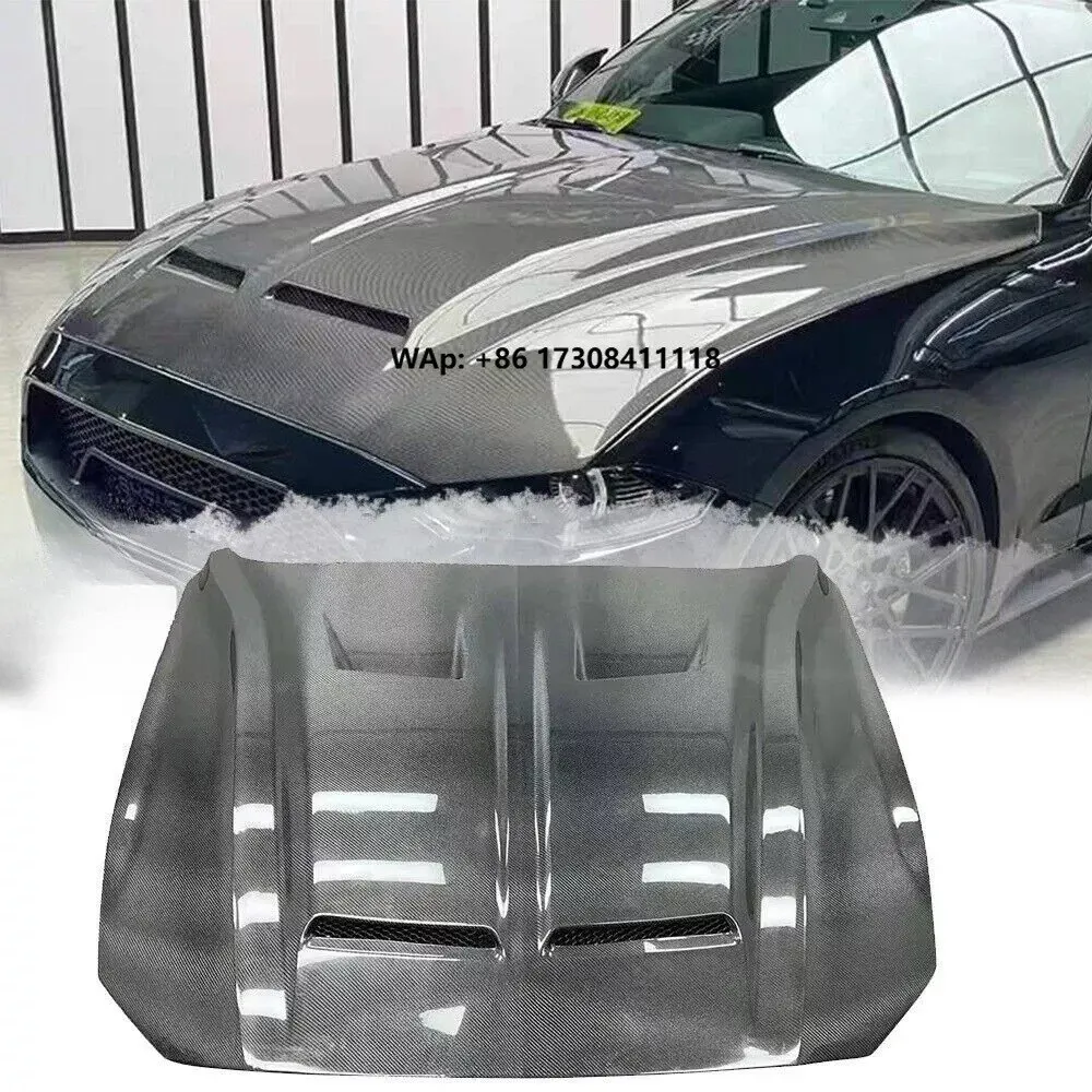 Carbon Fiber Hood for 2018-2021 Mustang Super Snake Carbon Fiber Front Bonnet Auto Body Systems Engine Hoods
Carbon Fiber Hood for 2018-2021 Mustang Super Snake Carbon Fiber Front Bonnet Auto Body Systems Engine Hoods