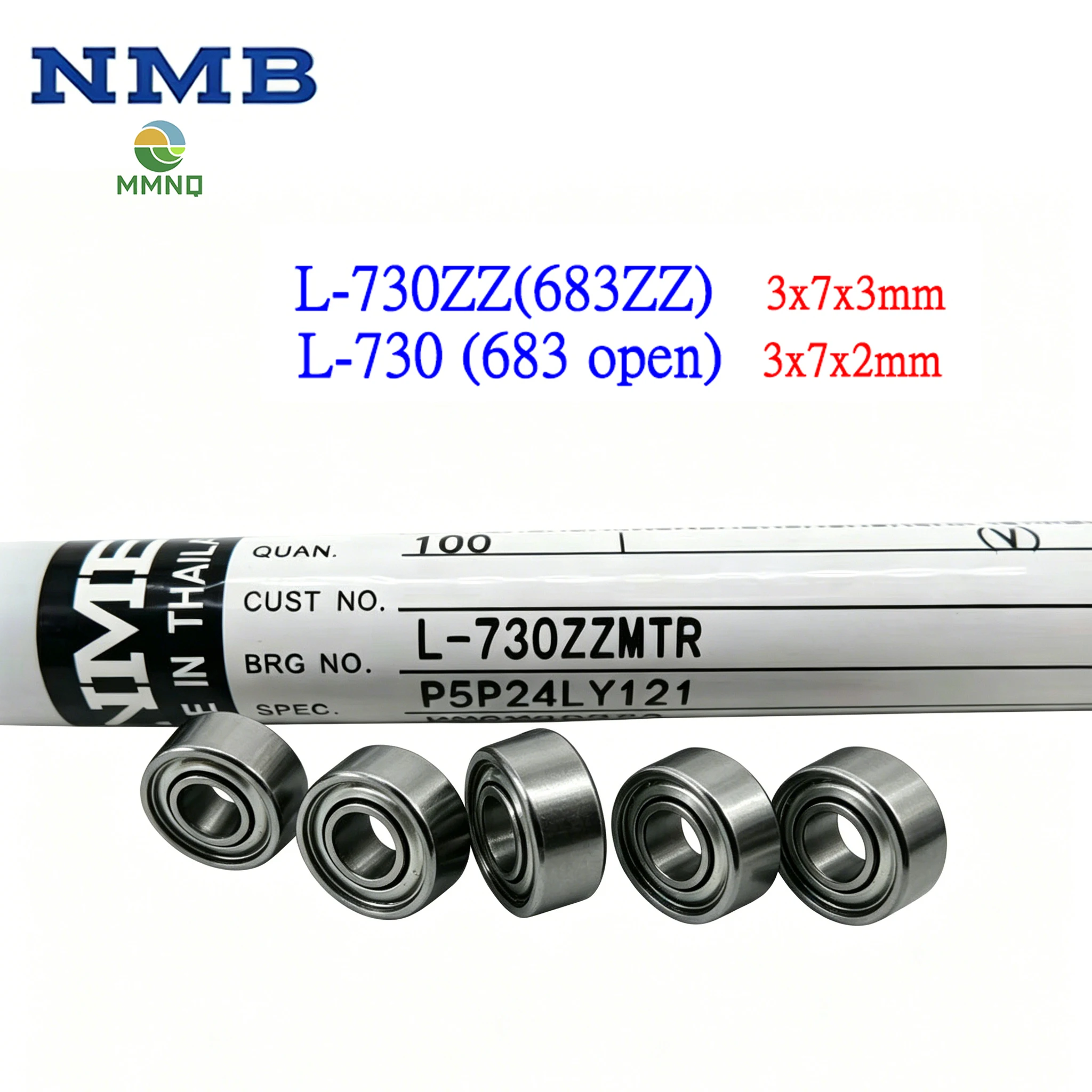50PCS Industrial Grade Minebea NMB L-730 Series Bearing L-730Z L-730ZZ 683ZZ 683 Open Ultra Smooth Micro Ball Bearing
50PCS Industrial Grade Minebea NMB L-730 Series Bearing L-730Z L-730ZZ 683ZZ 683 Open Ultra Smooth Micro Ball Bearing