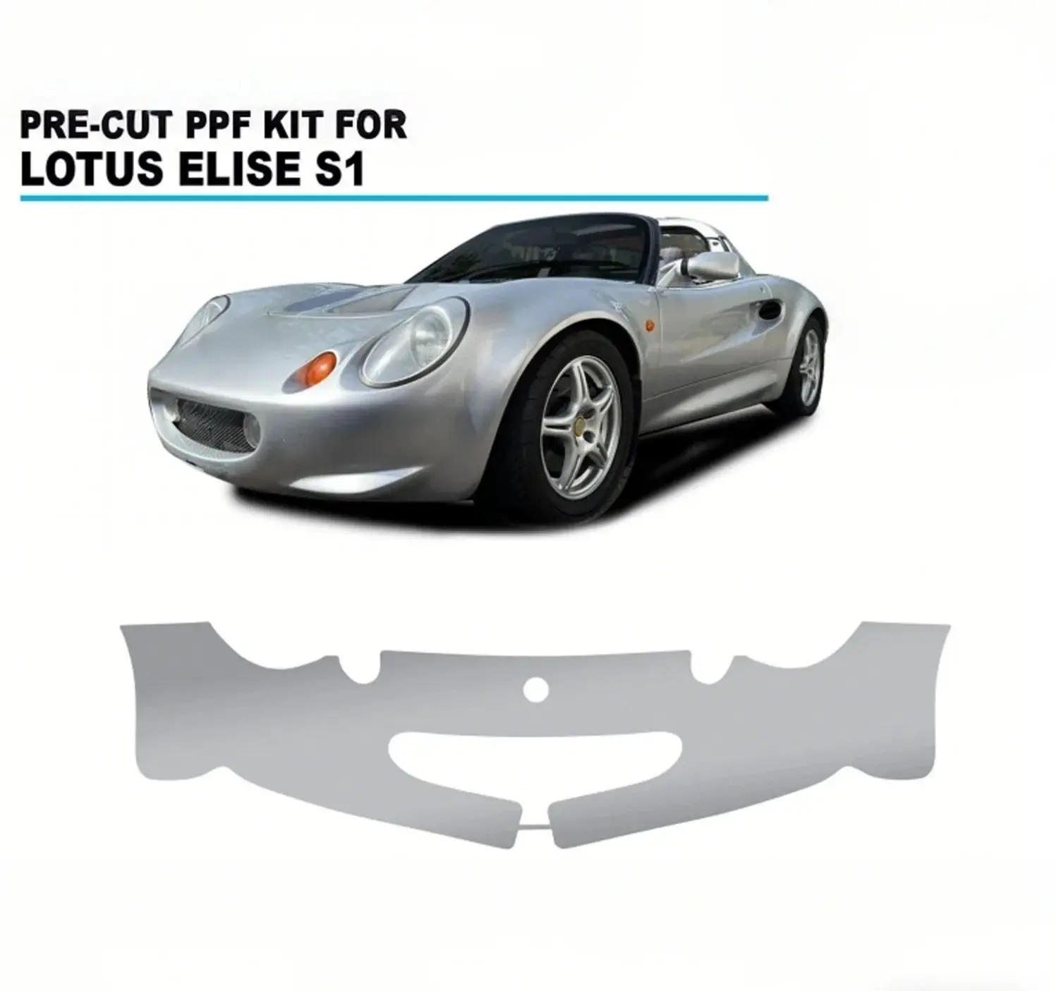 Для Lotus Elise S1 1996-2001 предварительно вырезанный бампер PPF, защитная пленка для краски из ТПУ, самовосстанавливающаяся, устойчивая к царапинам, прозрачная
Для Lotus Elise S1 1996-2001 предварительно вырезанный бампер PPF, защитная пленка для краски из ТПУ, самовосстанавливающаяся, устойчивая к царапинам, прозрачная