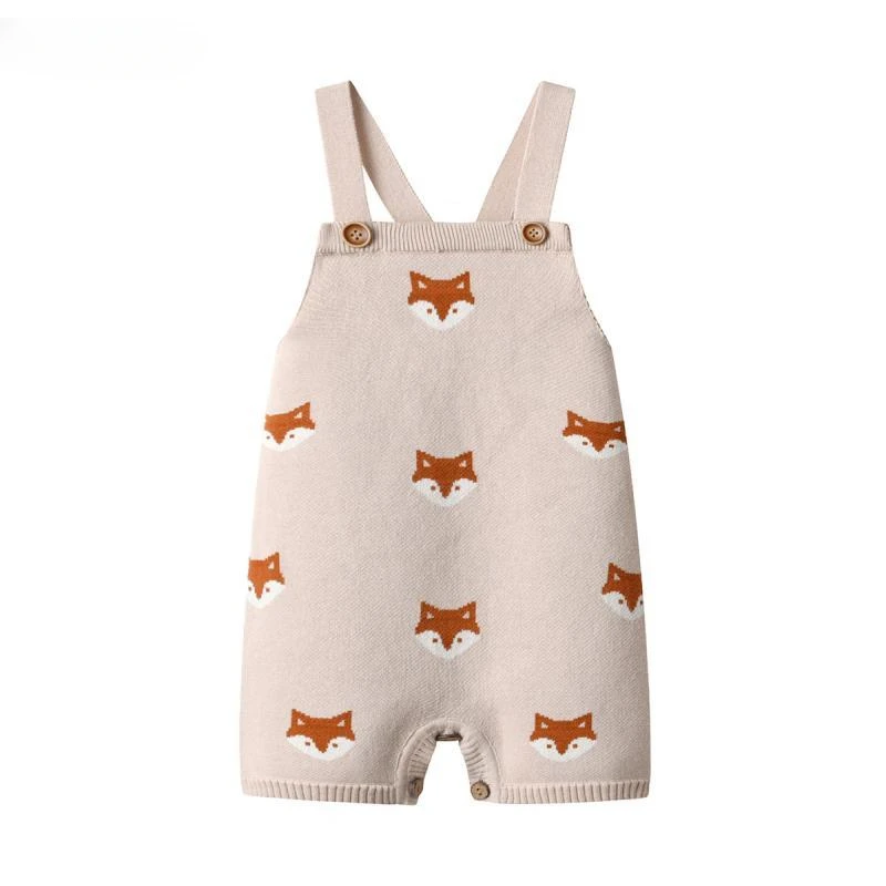 2024 Newborn Baby Girls Knitted Sweater Rompers Toddlers Autumn Matching Clothes Children Cartoon Fox Print Suspender Bodysuit
2024 Newborn Baby Girls Knitted Sweater Rompers Toddlers Autumn Matching Clothes Children Cartoon Fox Print Suspender Bodysuit