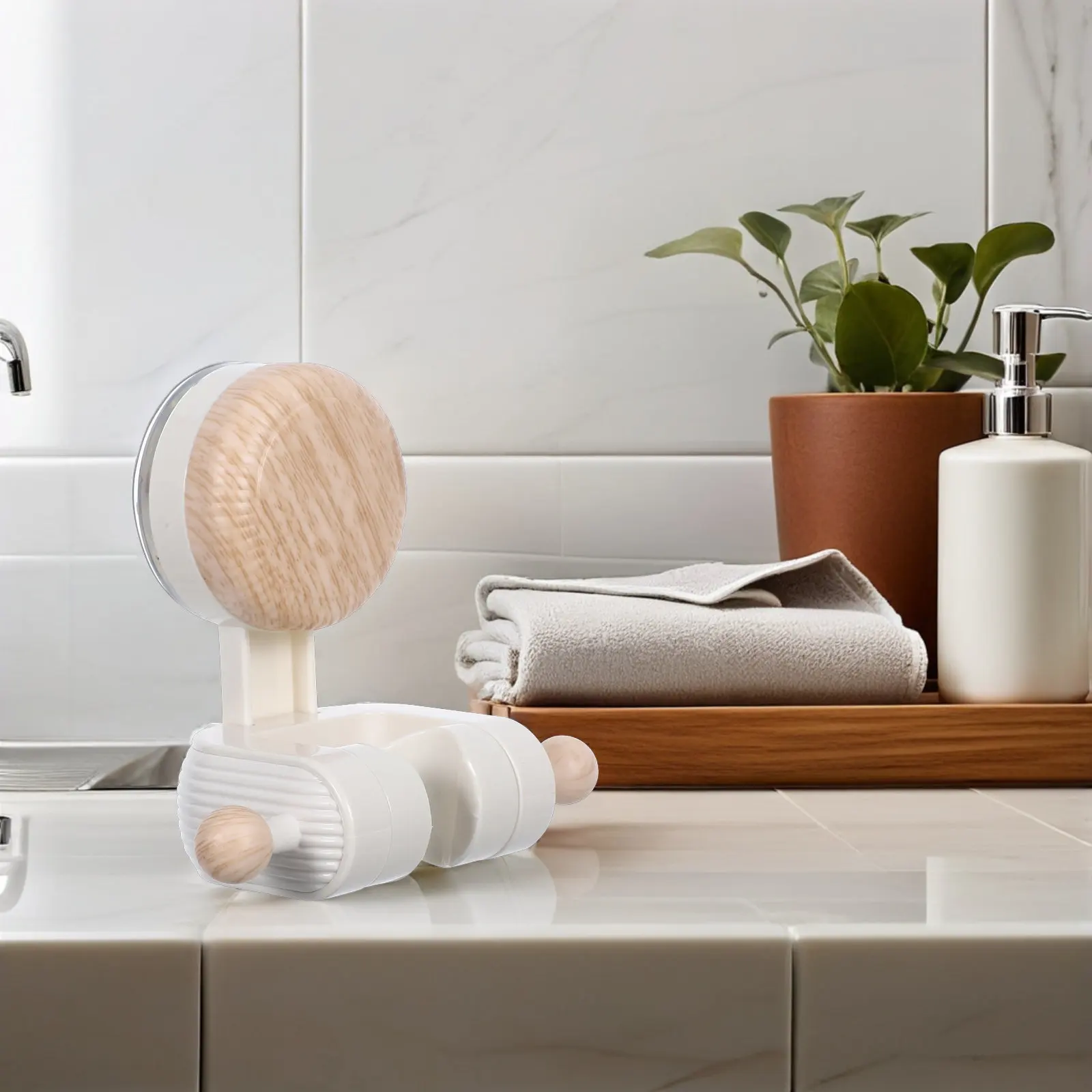 Adjustable Shower Head Holder Wall Mounted Bracket No-Drill Installation Stable Height Angle Adjustable Handheld Showerhead Rack
Adjustable Shower Head Holder Wall Mounted Bracket No-Drill Installation Stable Height Angle Adjustable Handheld Showerhead Rack