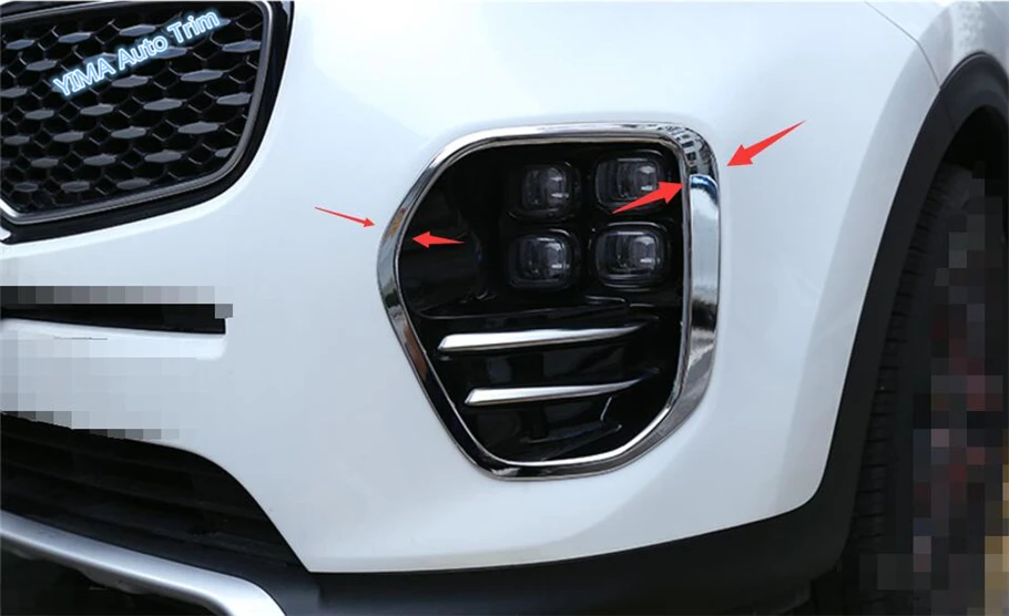 Lapetus New Style ! Exterior For KIA Sportage 2016 2017 2018 ABS Front Face Foglight Fog Light Lamp Cover Trim 2 Piece / Set
Lapetus New Style ! Exterior For KIA Sportage 2016 2017 2018 ABS Front Face Foglight Fog Light Lamp Cover Trim 2 Piece / Set