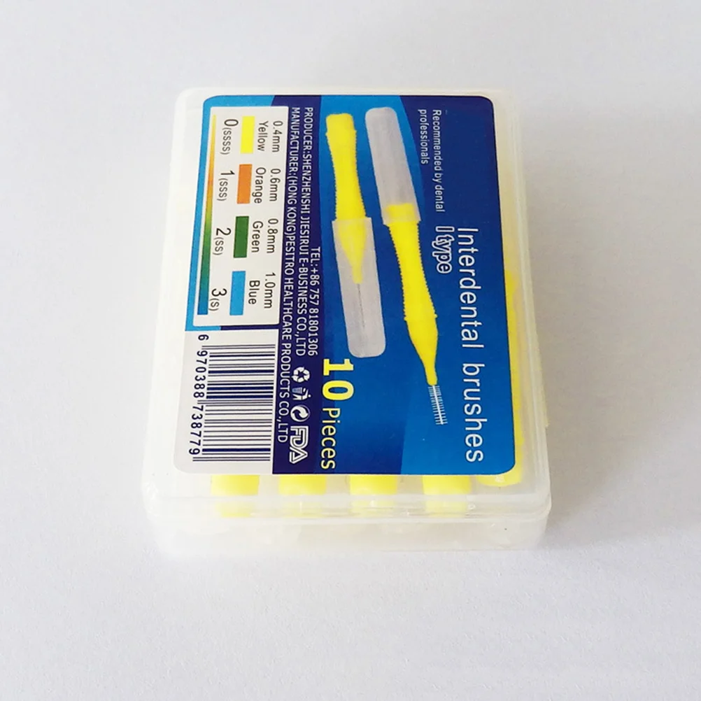 10pcs Interdental Yellow Portable Teeth Cleaning Tool For Food Debris Food Debris Removal Floss Pick Oral Care Tool
10pcs Interdental Yellow Portable Teeth Cleaning Tool For Food Debris Food Debris Removal Floss Pick Oral Care Tool