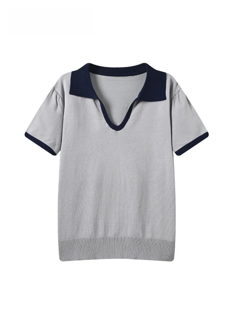 Cara CLUB plus Size Short Sleeve T-Shirt Women's Summer New Style Casual Fashion Shoulder Length Top Color Block Versatile
Cara CLUB plus Size Short Sleeve T-Shirt Women's Summer New Style Casual Fashion Shoulder Length Top Color Block Versatile