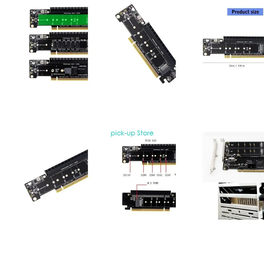 Q5WA PCIE4.0 Channel Expansion Adapter Card 8+4+4 for M.2 NVMe Motorcycle
Q5WA PCIE4.0 Channel Expansion Adapter Card 8+4+4 for M.2 NVMe Motorcycle