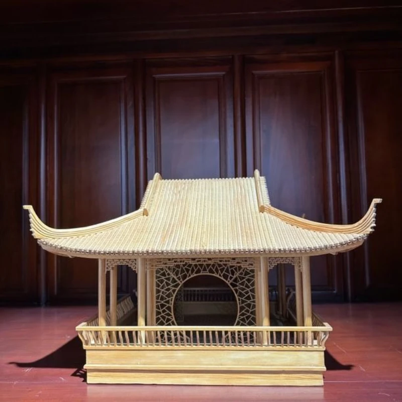 Wood carving ancient architectural model Furong Xie wood carving ornament handicrafts gifts
Wood carving ancient architectural model Furong Xie wood carving ornament handicrafts gifts