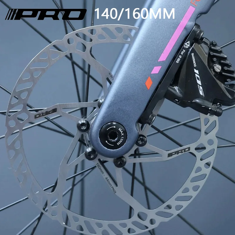 IIIPRO 6 Bolt Bicycle Hydraulic Disc Brake 140mm 160mm MTB Disc Brake Rotors Ultralight strength steel Road MTB Rotors
IIIPRO 6 Bolt Bicycle Hydraulic Disc Brake 140mm 160mm MTB Disc Brake Rotors Ultralight strength steel Road MTB Rotors