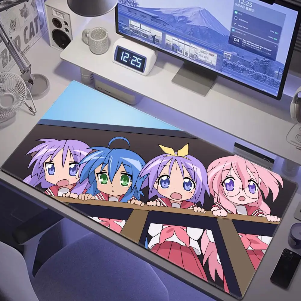 Lucky Star Anime pad electronic sports kawaii accessories HD Print Computer Lock edges Large game accessories Rubber Mouse Pad
Lucky Star Anime pad electronic sports kawaii accessories HD Print Computer Lock edges Large game accessories Rubber Mouse Pad