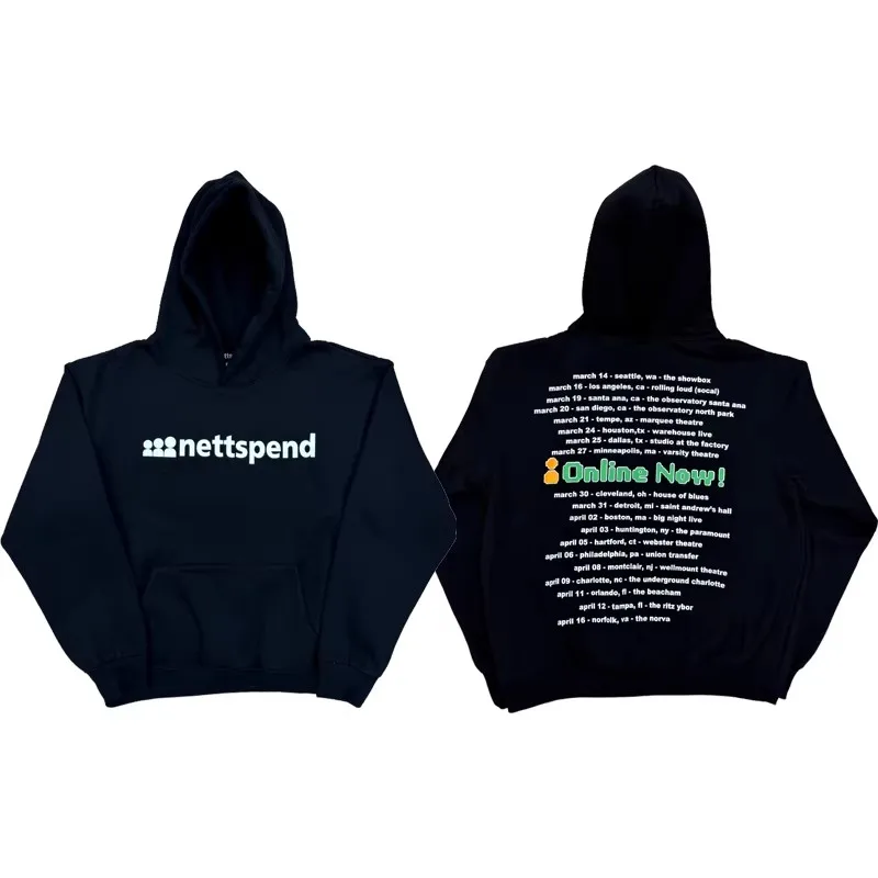 2026 Nettspend tour merch hoodie Limited Edition Print Hoodie WY1530
2026 Nettspend tour merch hoodie Limited Edition Print Hoodie WY1530