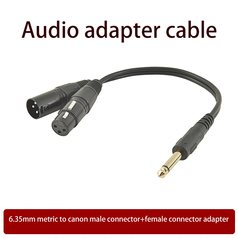Male And Female Card Faucet Adapter Cable, Mono Cannon, Large 2-Core, 1 In-2 Cable, 6.35 Male
Male And Female Card Faucet Adapter Cable, Mono Cannon, Large 2-Core, 1 In-2 Cable, 6.35 Male