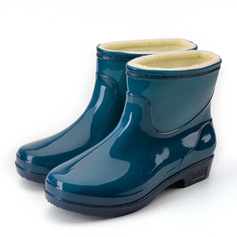 Women's Fashionable Fleece Lined Waterproof Winter Boots Short Cotton Added Warmth Rain Boots EVA Material Comfortable Shoes
Women's Fashionable Fleece Lined Waterproof Winter Boots Short Cotton Added Warmth Rain Boots EVA Material Comfortable Shoes