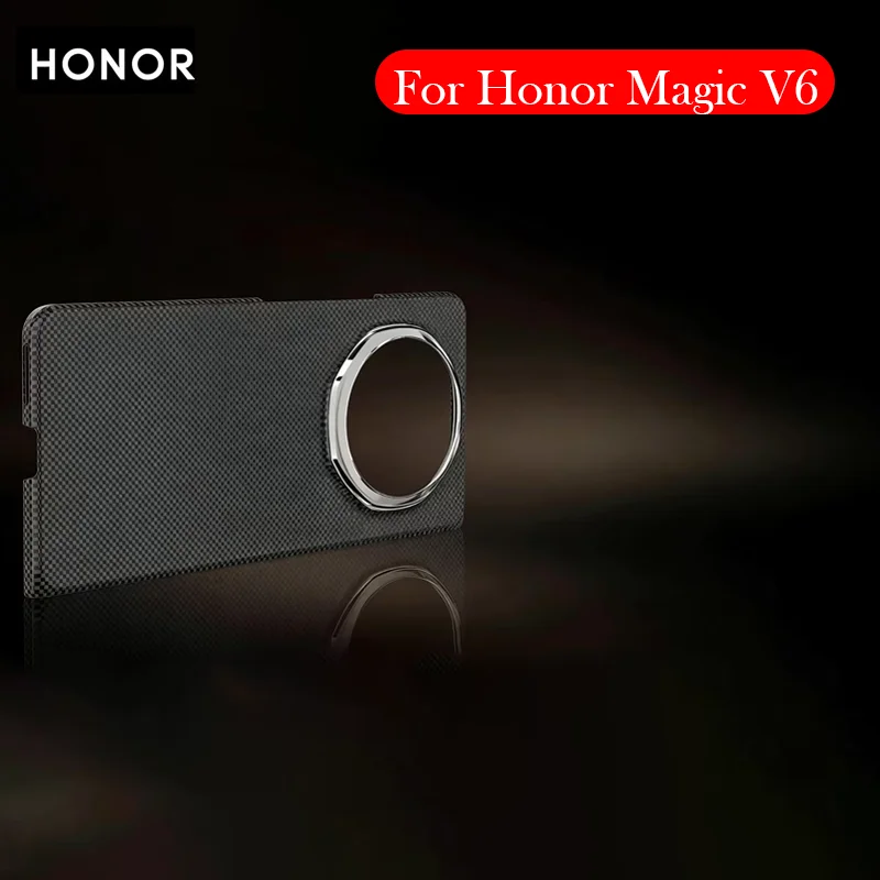 Original Carbon Fiber Case For Honor Magic V6 Kevlar Wireless Charging Back Cover Case for HONOR MAGIC V6
Original Carbon Fiber Case For Honor Magic V6 Kevlar Wireless Charging Back Cover Case for HONOR MAGIC V6