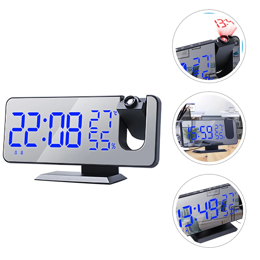 LED Projection Alarm Clock Clocks Meteorological Station Humidity Meter Indoor Outdoor Thermometer
LED Projection Alarm Clock Clocks Meteorological Station Humidity Meter Indoor Outdoor Thermometer