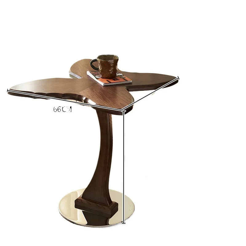 French retro solid wood edge table, black walnut small coffee table
French retro solid wood edge table, black walnut small coffee table