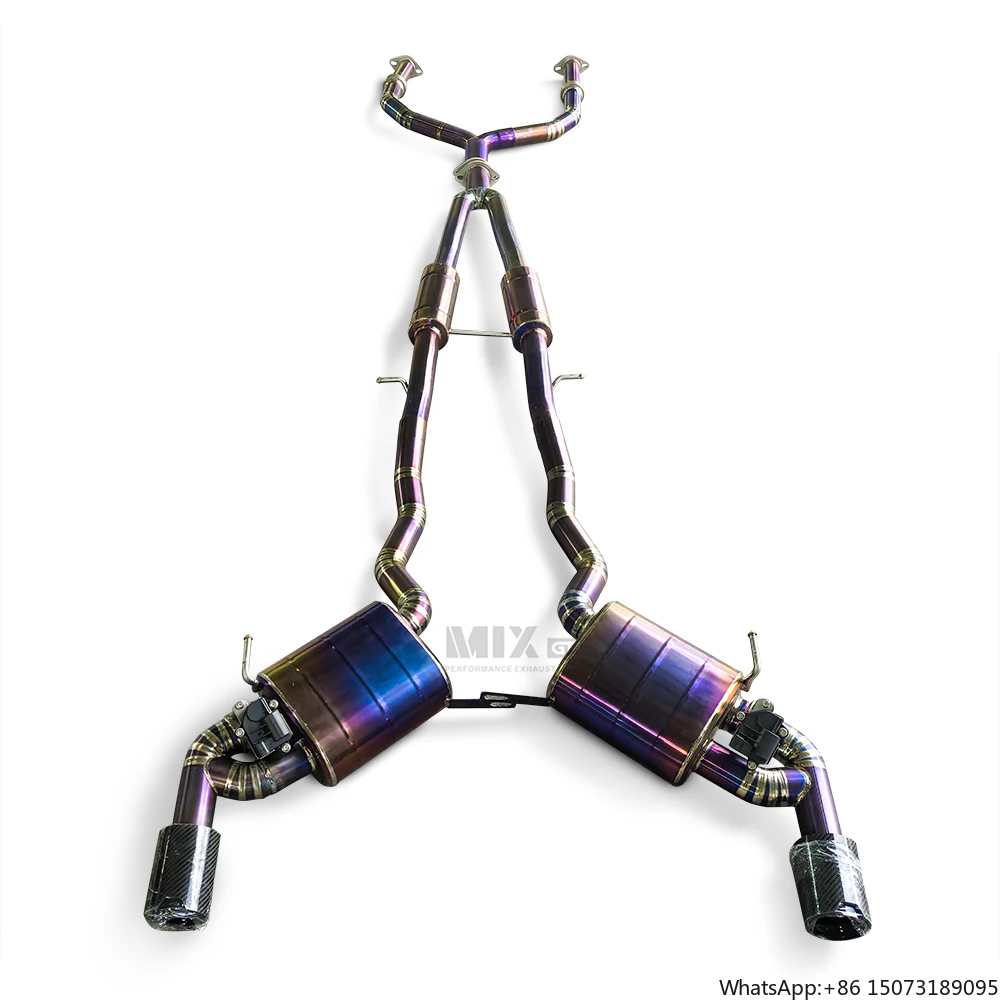 Titanium Catback for Q50S 3.7 2014-2022 Engine New Dual X Pipe Design Valvetronic Muffler Exhaust
Titanium Catback for Q50S 3.7 2014-2022 Engine New Dual X Pipe Design Valvetronic Muffler Exhaust
