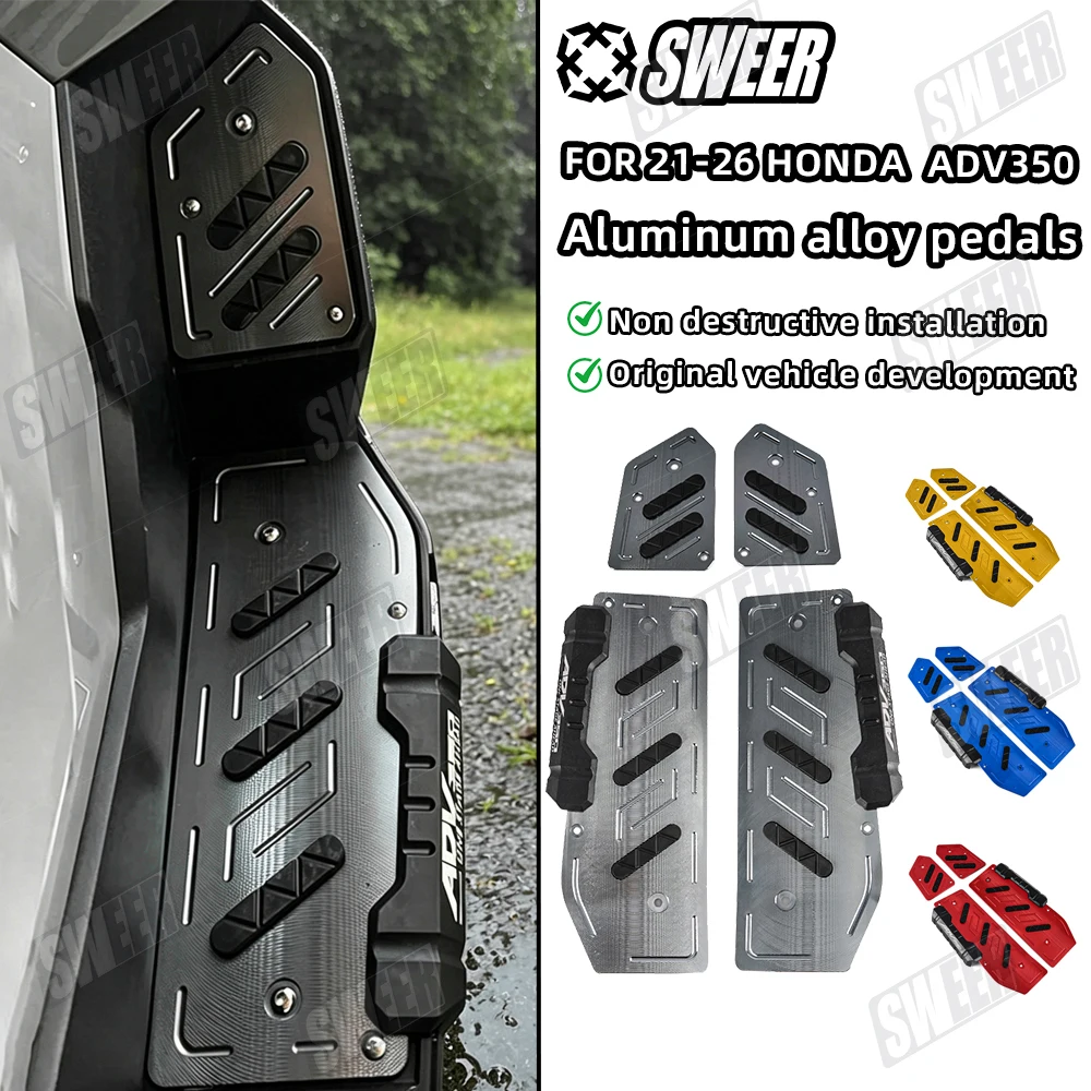 Motorcycle Aluminum Alloy Footrest Footboard Pegs Suitable For Honda ADV350 2021-2026 Footpedal Footmat Anti Wrestling Foot Peda
Motorcycle Aluminum Alloy Footrest Footboard Pegs Suitable For Honda ADV350 2021-2026 Footpedal Footmat Anti Wrestling Foot Peda