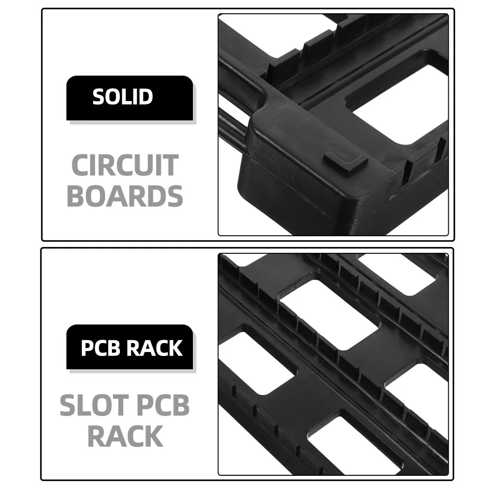 2pcs Anti Static Bracket Circuit Board Storage Holder ESD Shelf Binaural St PCB Tray Slot Rack Practical Use Material
2pcs Anti Static Bracket Circuit Board Storage Holder ESD Shelf Binaural St PCB Tray Slot Rack Practical Use Material