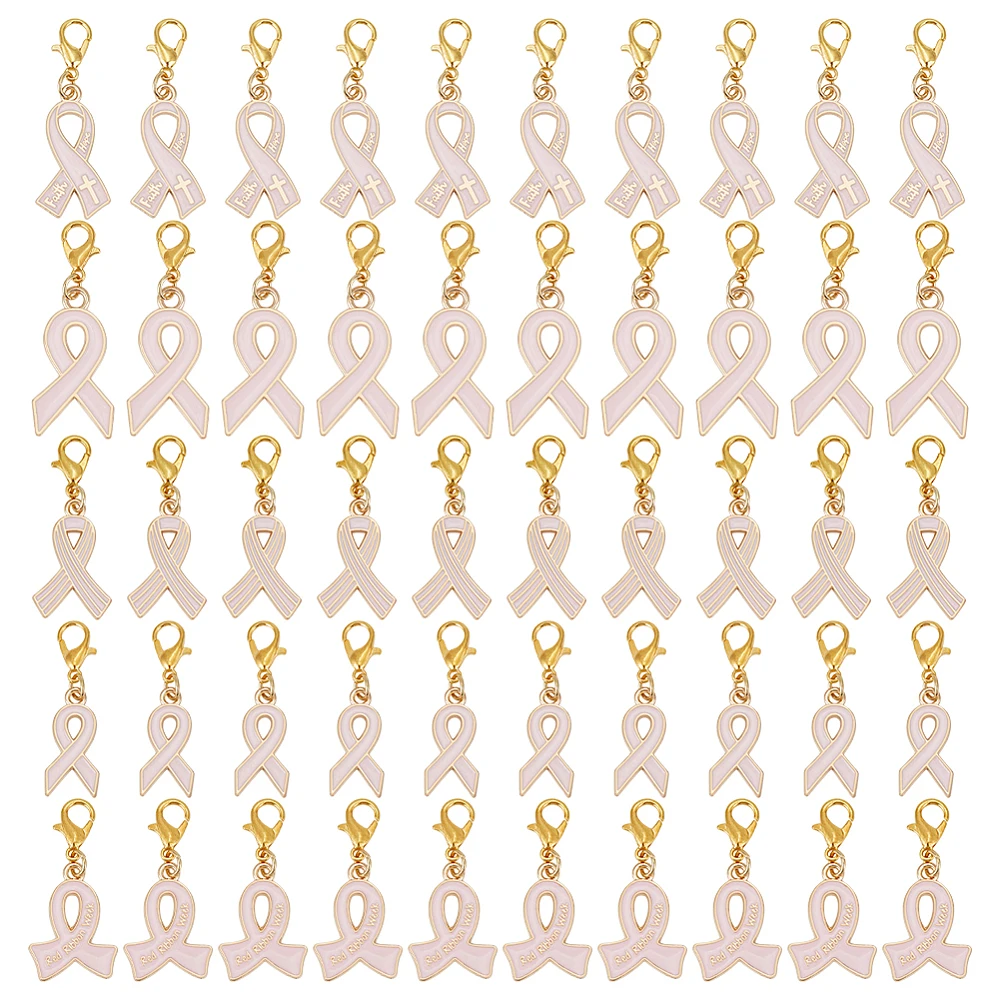 80Pcs 5 Styles Alloy Enamel Pendant Decoration with Alloy Lobster Claw Clasps Awareness Ribbon Pink 40mm 16pcs/style
80Pcs 5 Styles Alloy Enamel Pendant Decoration with Alloy Lobster Claw Clasps Awareness Ribbon Pink 40mm 16pcs/style
