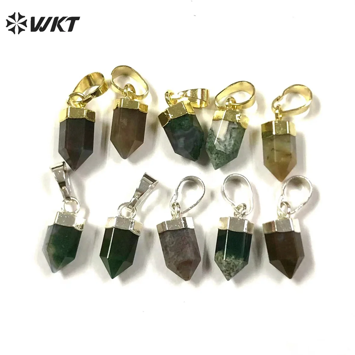 WT-P1752 Unique personality natural Indian AgateS hexagonal column pendant necklace earrings DIY women jewelry accessories
WT-P1752 Unique personality natural Indian AgateS hexagonal column pendant necklace earrings DIY women jewelry accessories