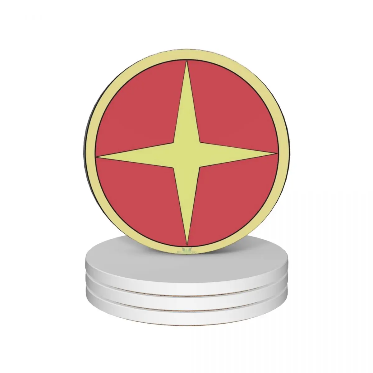 Goldorak Division Ruine Janus Logo Grendizer Ceramic Coasters (Set of 4) for the kitchen accessories cup set Coasters
Goldorak Division Ruine Janus Logo Grendizer Ceramic Coasters (Set of 4) for the kitchen accessories cup set Coasters