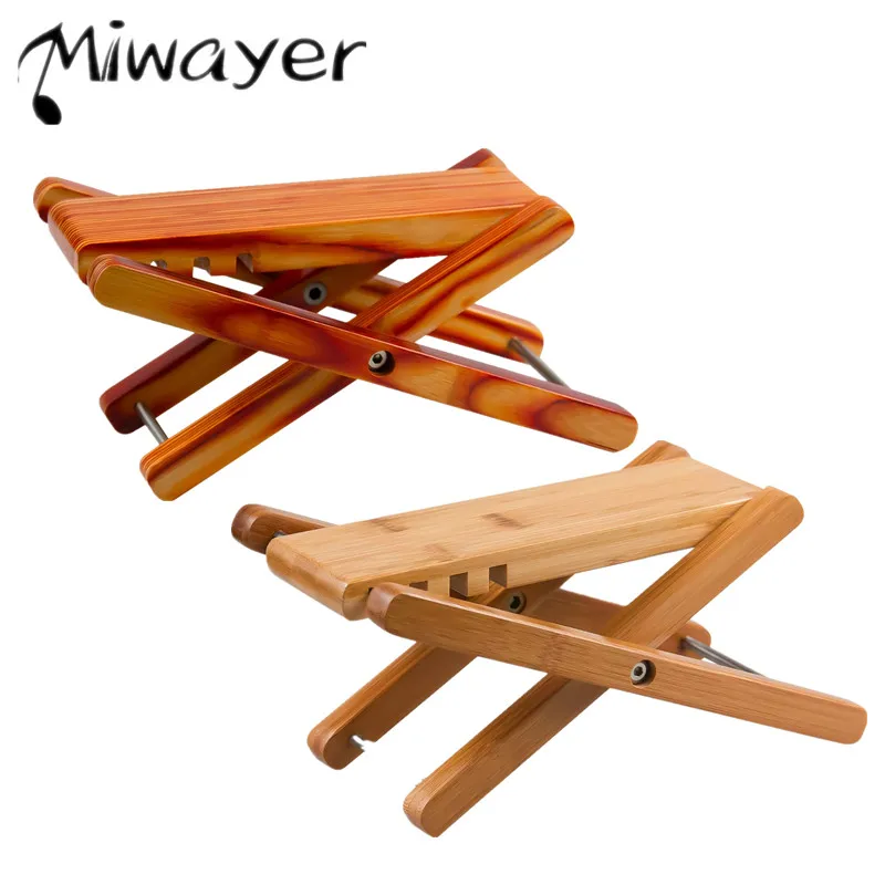 Miwayer Guitar Foot Stool, Folding Bamboo Footstool, 4 Gears Adjustable Guitar Foot Rest Stand for Guitar Lovers
Miwayer Guitar Foot Stool, Folding Bamboo Footstool, 4 Gears Adjustable Guitar Foot Rest Stand for Guitar Lovers