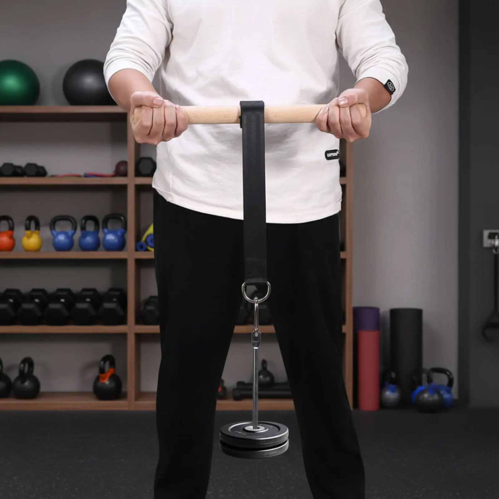 Forearm Strength Strengthener Beech Wood Handle Forearm Cylinder Wrist Cylinder Long-Lasting Nylon Strap Wooden Grip
Forearm Strength Strengthener Beech Wood Handle Forearm Cylinder Wrist Cylinder Long-Lasting Nylon Strap Wooden Grip