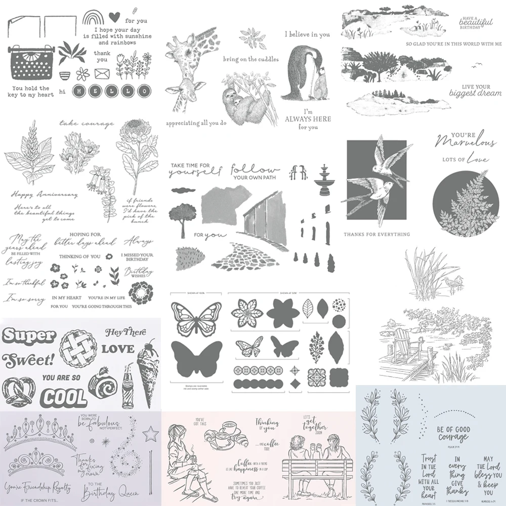 Scenic Beauty Flowers Plants Animals Silicone Clear Stamps Butterfly Sweet Stamp For DIY Scrapbooking Card Making Craft New 2023
Scenic Beauty Flowers Plants Animals Silicone Clear Stamps Butterfly Sweet Stamp For DIY Scrapbooking Card Making Craft New 2023