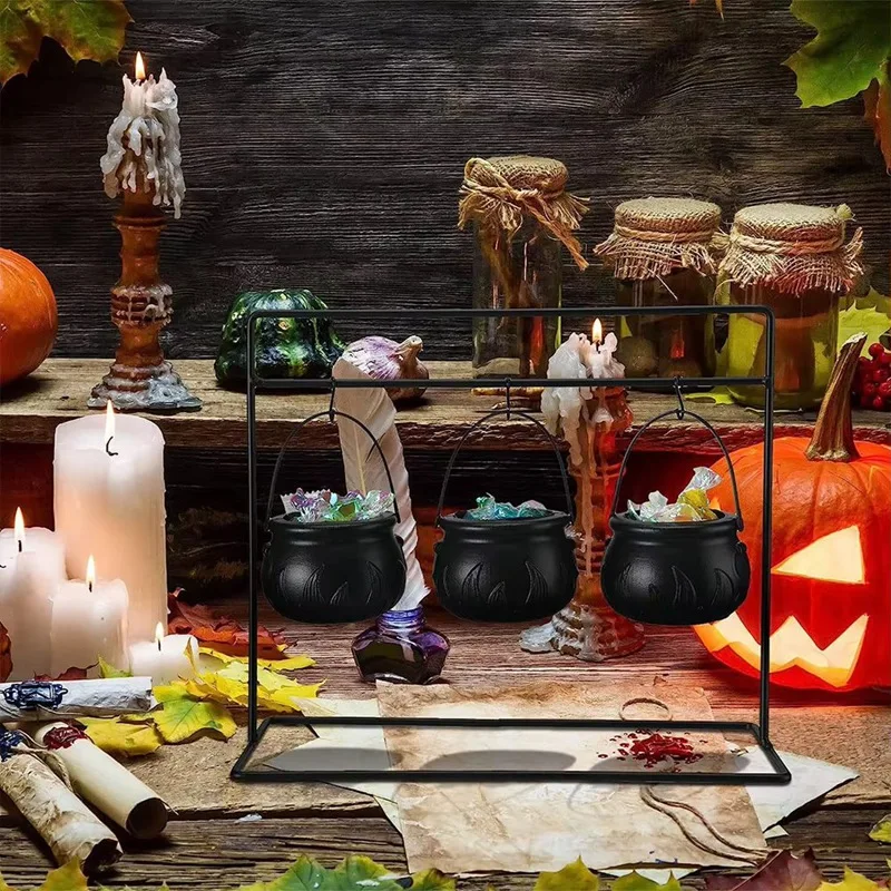 Smart-3Pcs Trick Or Treat Candy Bucket With Handle & Holder Plastic Witch Cauldron Witches Decorative Pot For Partys
Smart-3Pcs Trick Or Treat Candy Bucket With Handle & Holder Plastic Witch Cauldron Witches Decorative Pot For Partys