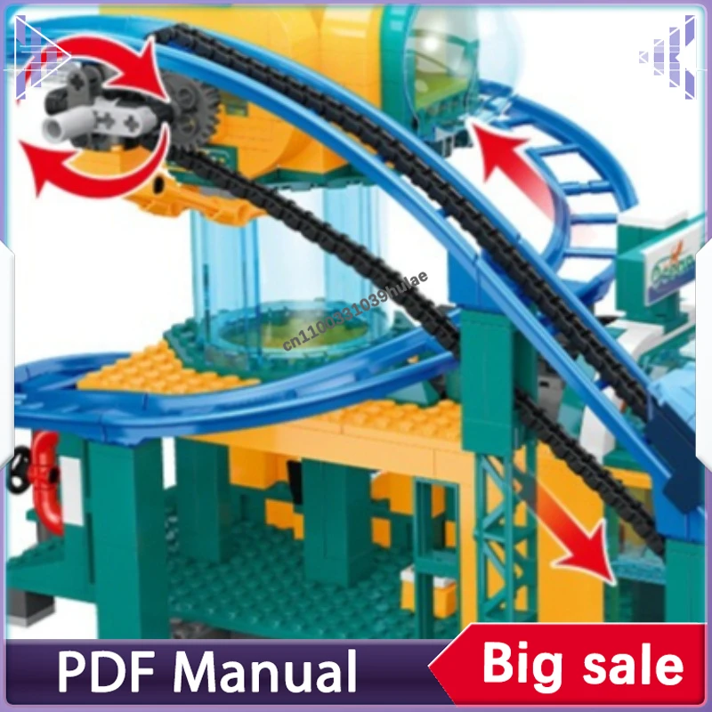 JJ9251 Ocean Base Roller Coaster Building Blocks Set, Underwater World Educational Assembly Toy Creative Desktop Model
JJ9251 Ocean Base Roller Coaster Building Blocks Set, Underwater World Educational Assembly Toy Creative Desktop Model