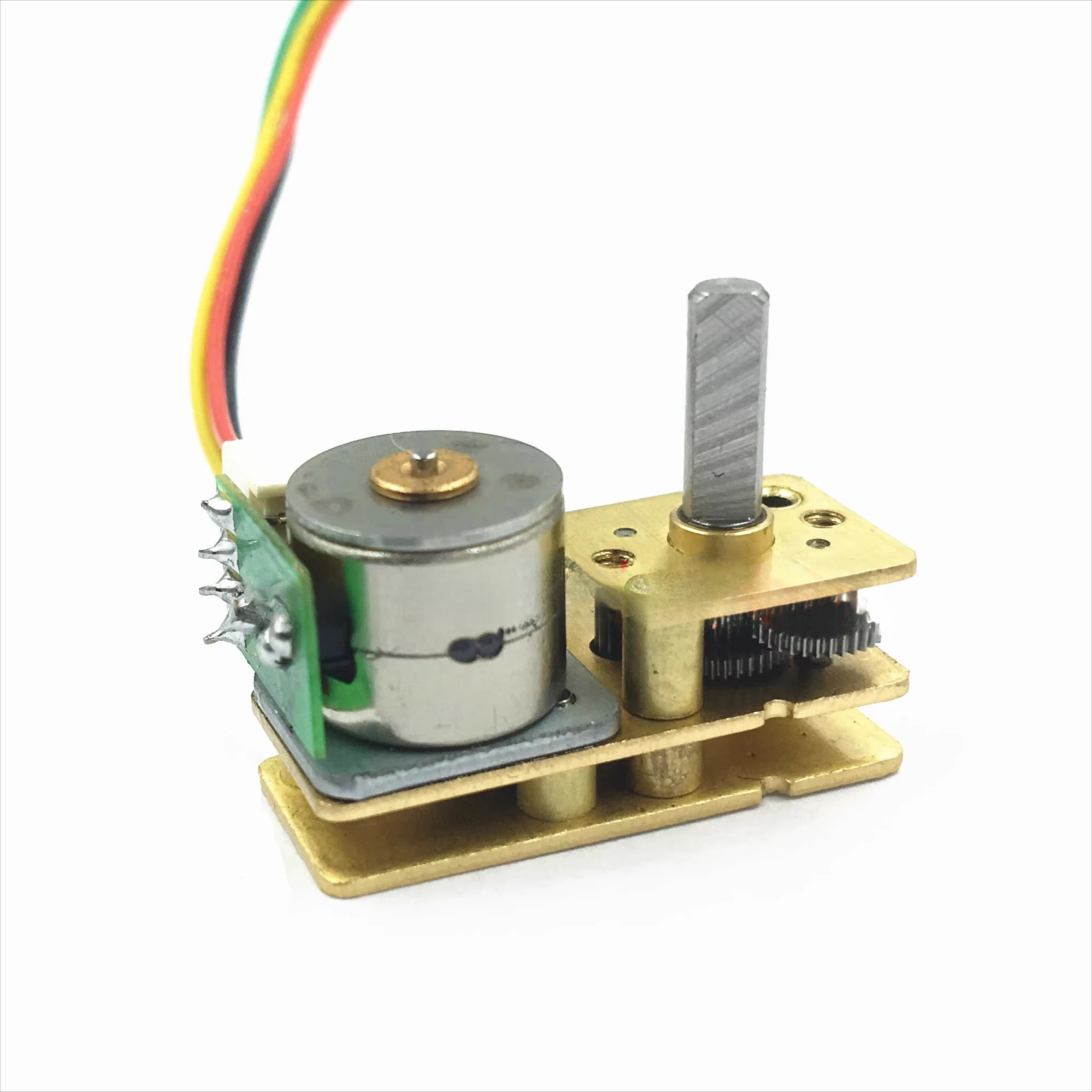 GM1024BY10 miniature stepping gear motor 2-phase 4-wire flip-chip structure DC5V
GM1024BY10 miniature stepping gear motor 2-phase 4-wire flip-chip structure DC5V